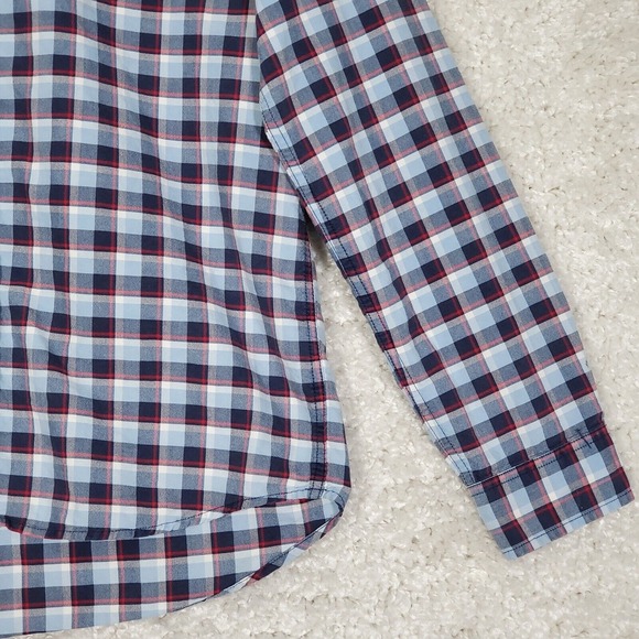 Denim Supply Ralph Lauren Men Plaid Button Long Sleeve Shirt Size L Preppy READ - Picture 3 of 13